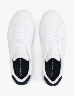 tommy hilfiger Baskets de Ville Homme th court lth detail Blanc Cuir
