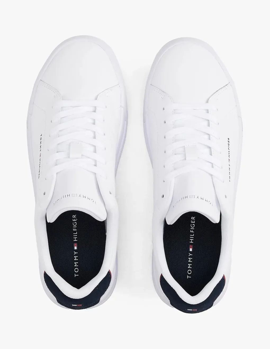 tommy hilfiger Baskets de Ville Homme th court lth detail Blanc Cuir
