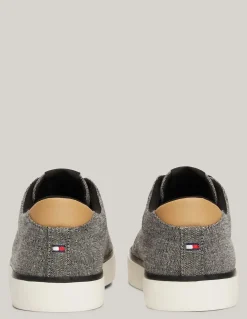 Clearance tommy hilfiger Baskets de ville Homme Th Hi Vulc Low Chambray Noir/Gris