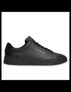 Discount tommy hilfiger Baskets de Ville Homme th court Black