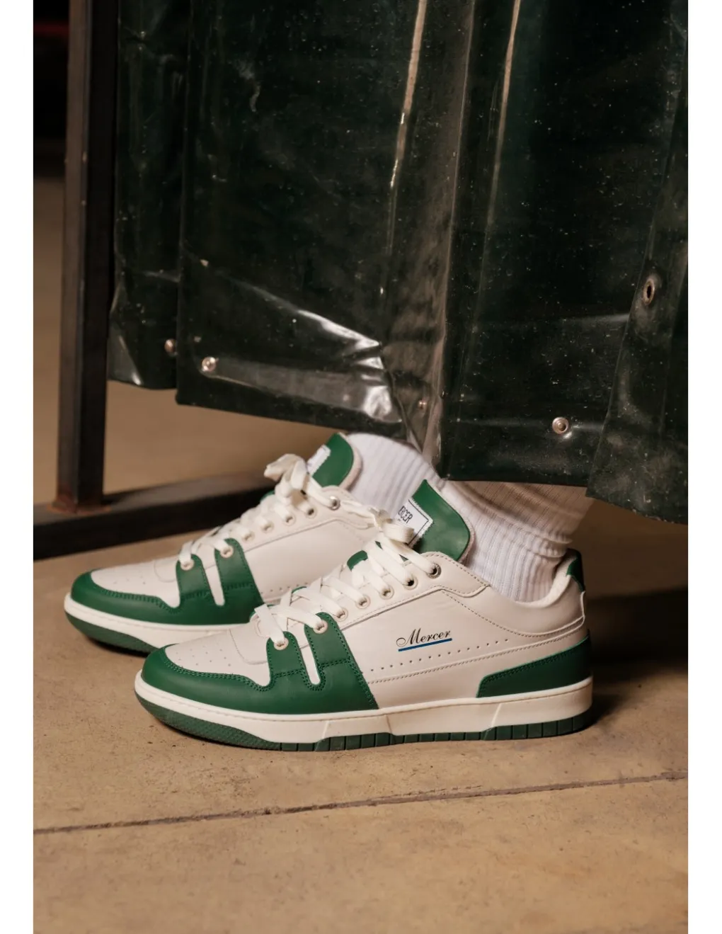 Outlet mercer Baskets de ville homme the brooklyn white vert