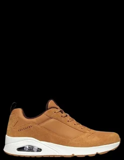 Best skechers Baskets de Ville Homme uno - stacre Cognac