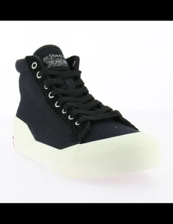 Clearance levi's baskets de ville montante homme ls1 high noir/blanc