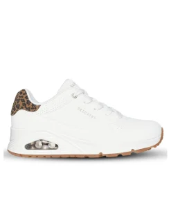 Sale skechers Baskets de Ville uno-jungle nite White Léo