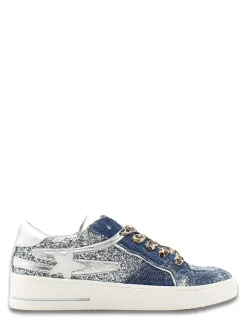 Online semerdjian Baskets de Ville Vana Denim/Argent/Léopard