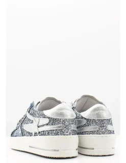 Online semerdjian Baskets de Ville Vana Denim/Argent/Léopard
