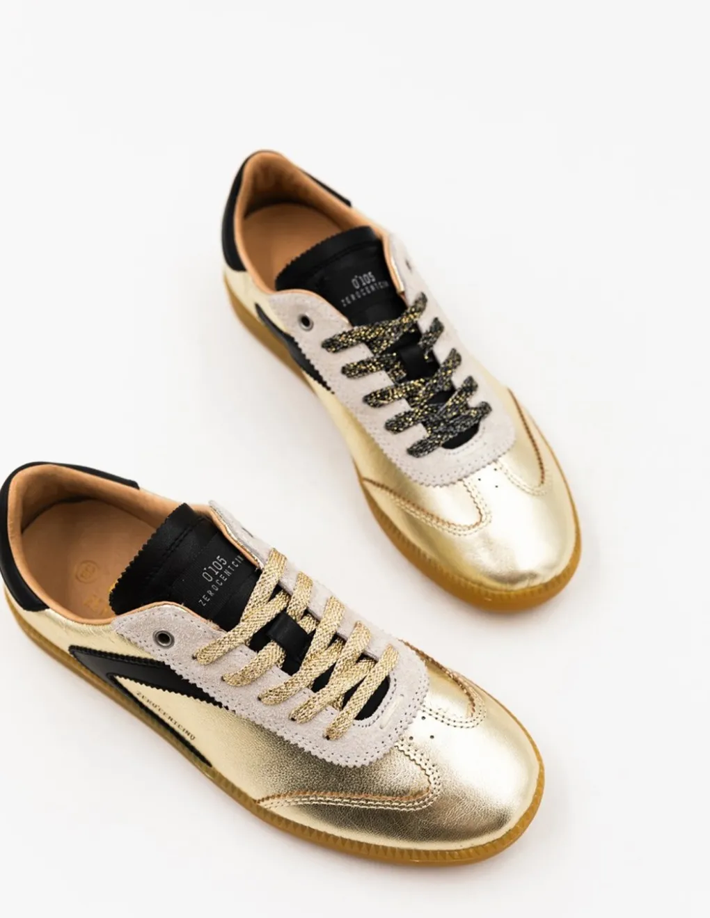 New 0-105 Baskets Femme Nova Bling Dorée