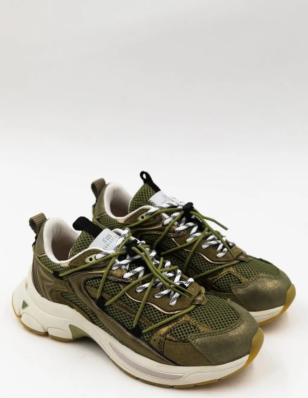 Discount 0-105 Baskets Femme Spider Khaki
