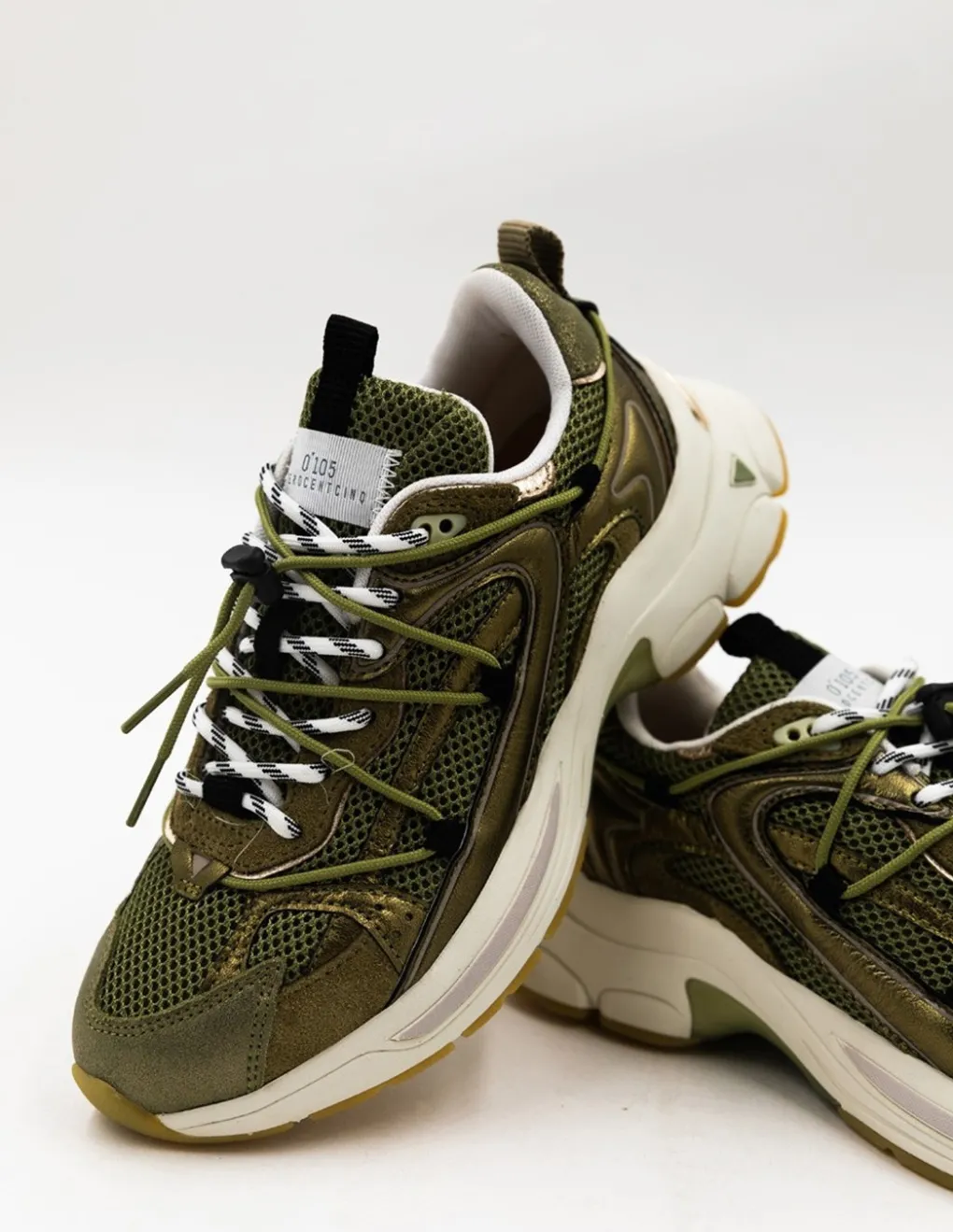 Discount 0-105 Baskets Femme Spider Khaki