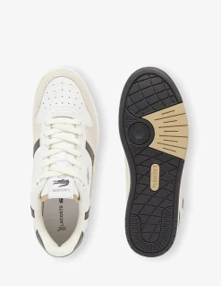 Sale lacoste Baskets t-clip set 224 4 sma homme blanc et beige
