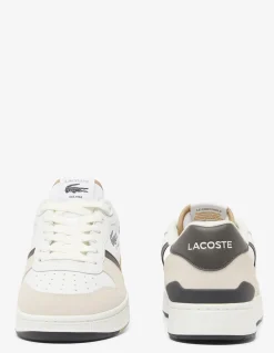 Sale lacoste Baskets t-clip set 224 4 sma homme blanc et beige