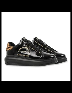 Hot karl lagerfeld Baskets Tendance Femme Kapri Métal Maison Exotik Léopard