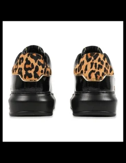 Hot karl lagerfeld Baskets Tendance Femme Kapri Métal Maison Exotik Léopard
