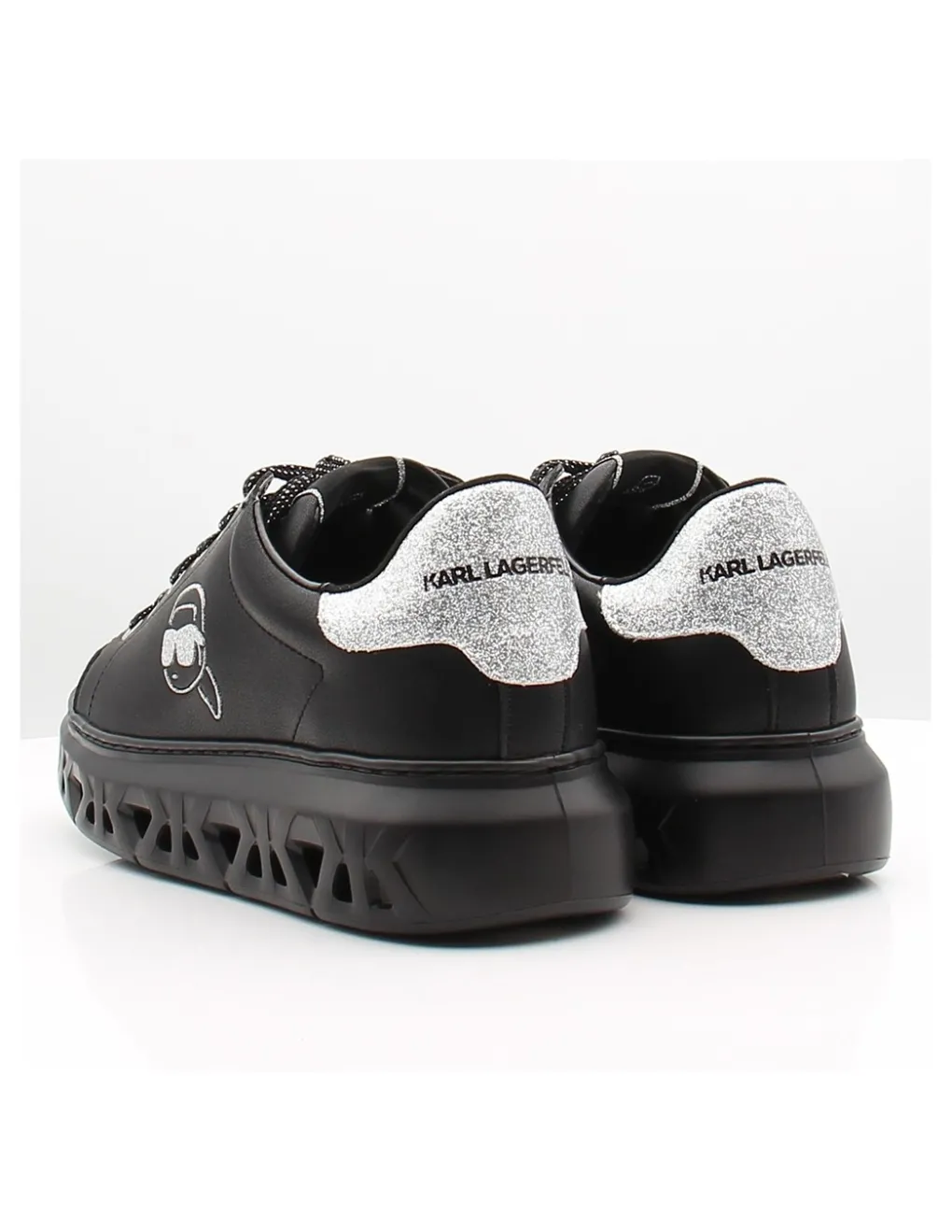 Online karl lagerfeld Baskets Tendance Femme Kapri Kite Outline Lo Lace Noir