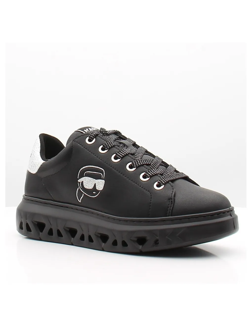 Online karl lagerfeld Baskets Tendance Femme Kapri Kite Outline Lo Lace Noir