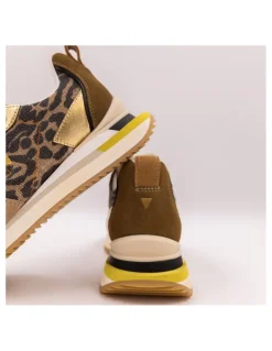 Discount 0-105 Baskets Tendance Femme Lenox Léopard
