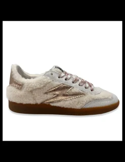 Clearance semerdjian Baskets Ville Femme Hailey Gris Clair/ Rose Gold