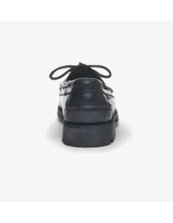 sebago Bateaux Homme ranger waxy Leather Black