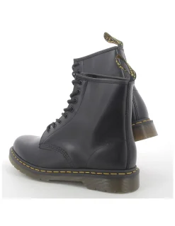 Clearance dr martens boots femme 1460 cuir smooth noir