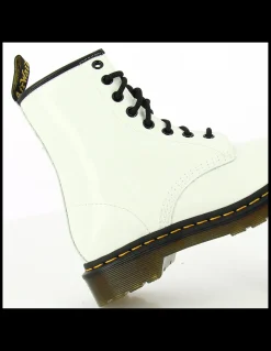 Best dr martens boots femme 1460 cuir verni blanc