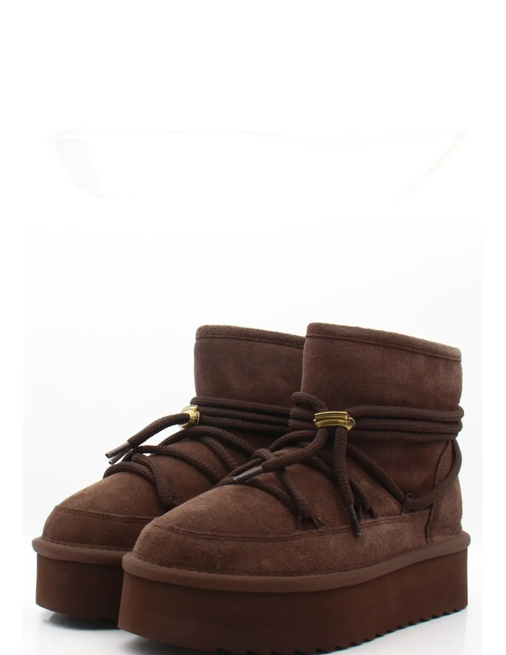 New colors of california Boots Femme platform mountain look brown