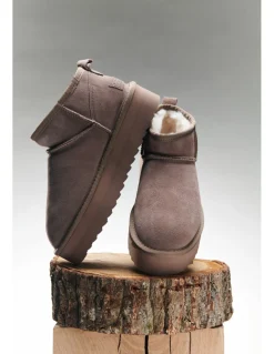 Best colors of california boots femme platfrom winter boot in suede