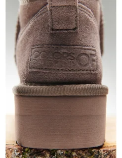 Best colors of california boots femme platfrom winter boot in suede