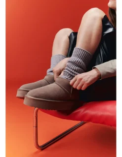 Best colors of california boots femme platfrom winter boot in suede