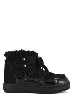 colors of california Boots Femme snowboot fur and velvet black