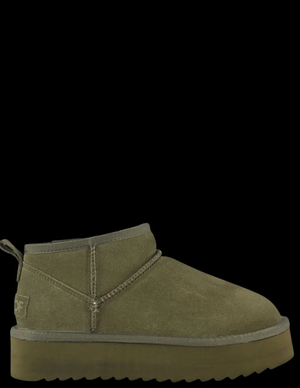 Sale colors of california Boots Fourrées Compensées Platfrom Winter Boot In Suede Military