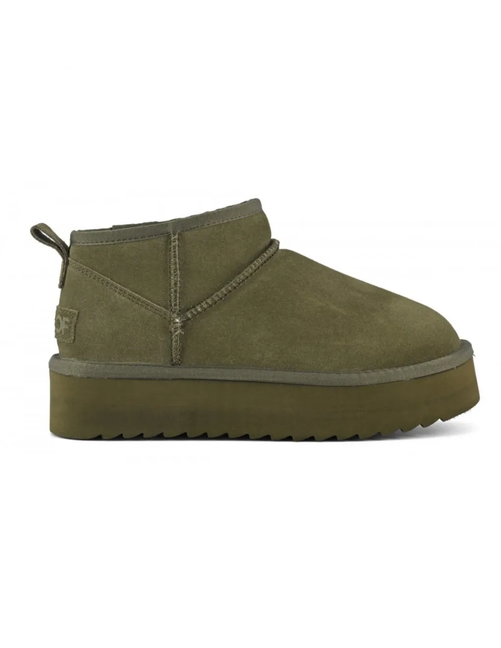 Sale colors of california Boots Fourrées Compensées Platfrom Winter Boot In Suede Military