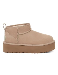 Outlet ugg Boots Kids Classic Ultra Mini Platform Sand