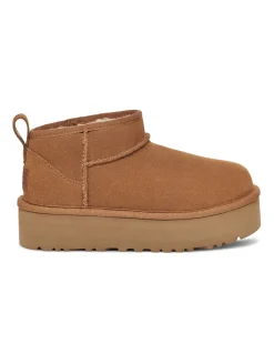 Online ugg Boots kids/Femme classic ultra mini platform Chestnut