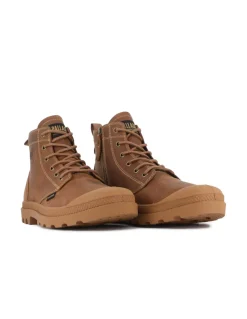 Discount palladium Boots Pampa Zip LTH Legacy Homme Camel