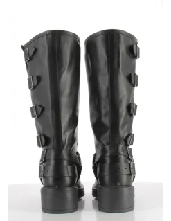 Discount hylton Bottes Femme Cuir Noir Celine
