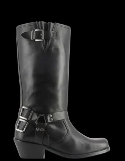 Clearance hylton Bottes Femme Cuir Noir Cole