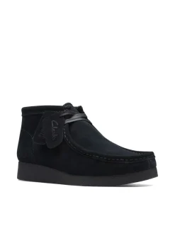 Sale clarks Bottillons Femme Wallabee Evo bt black sde