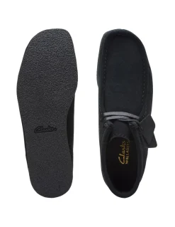 Sale clarks Bottillons Femme Wallabee Evo bt black sde