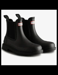 Discount hunter Bottines Chelsea Femme Noires commando