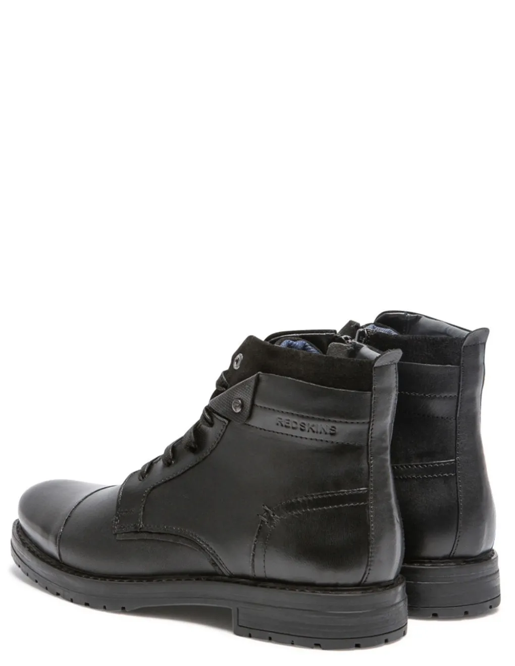New redskins Bottines Homme notif cuir noir