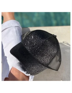 Best cacatoes Casquette capoeira glitter black