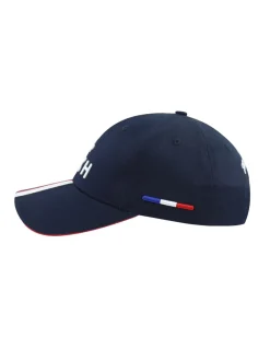 Outlet lxh Casquette Coton liseré bleu/rouge/blanc