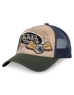 Best von dutch Casquette Homme filet Trucker Snapback Patches