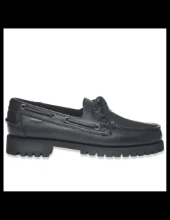 Outlet sebago Chaussures bateaux Femme ranger waxy woman blk