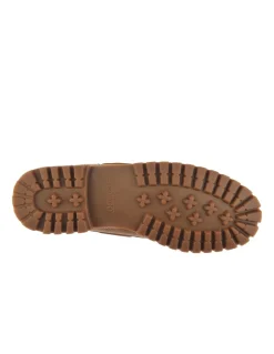 Outlet sebago Chaussures Bâteaux Homme Acadia Crazy Horse Brown Tan