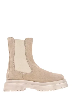 Sale hylton chelsea boots femme 83725-piedra daim beige