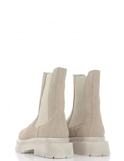 Sale hylton chelsea boots femme 83725-piedra daim beige