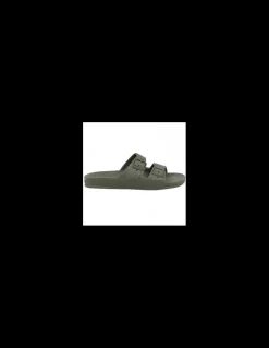 Sale cacatoes claquettes homme rio de janeiro men dark kaki