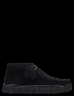Clearance clarks Derbies homme torhill hi black sde