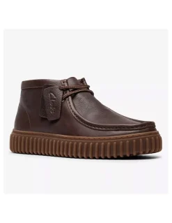 Discount clarks Derbies Homme torhill hi dark brown lea